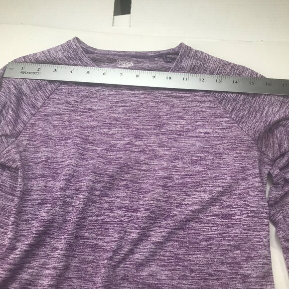 Danskin Now Women's XL 14-16 Purple Long Sleeve Exercise Top Preowned - Picture 6 of 11